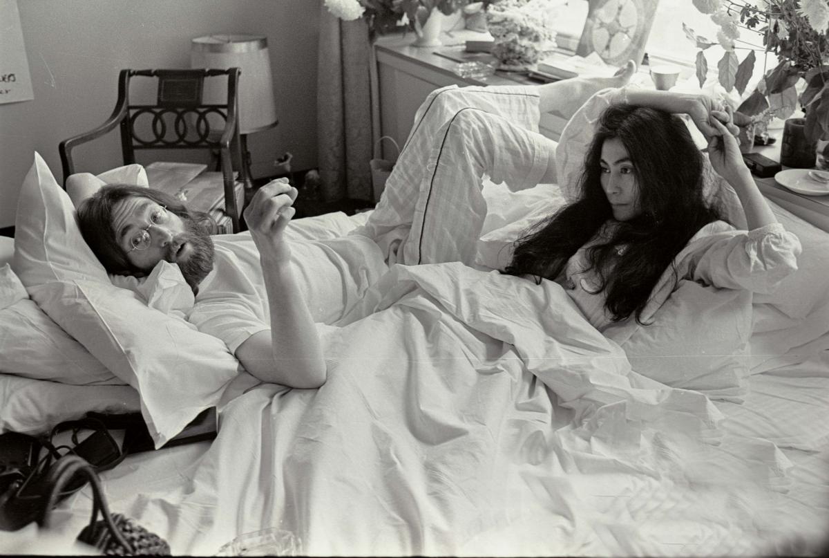 Image result for john and yoko bed